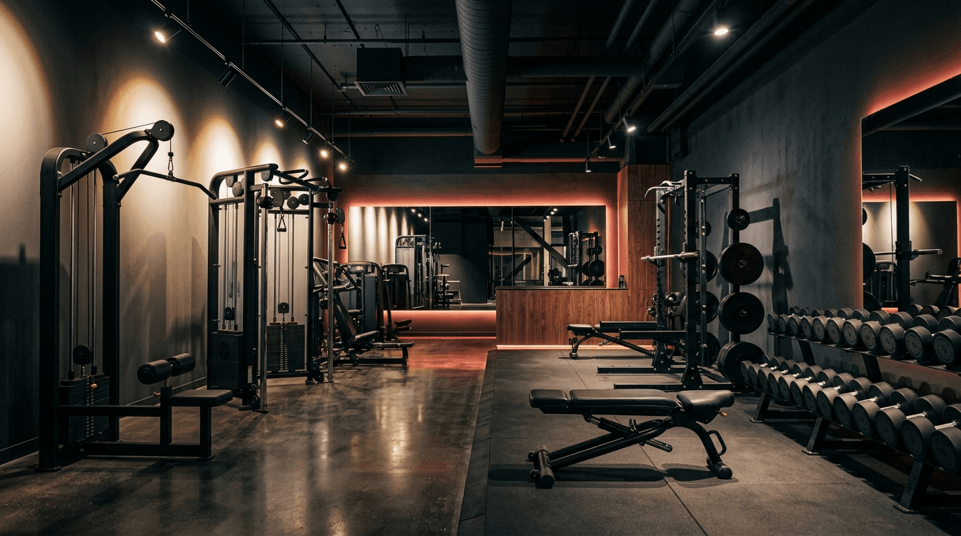 Premium private gym interior at Executive Fit Club